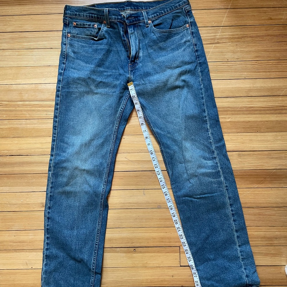 Levi’s 505 Classic Blue Denim Jeans - Straight 33/32